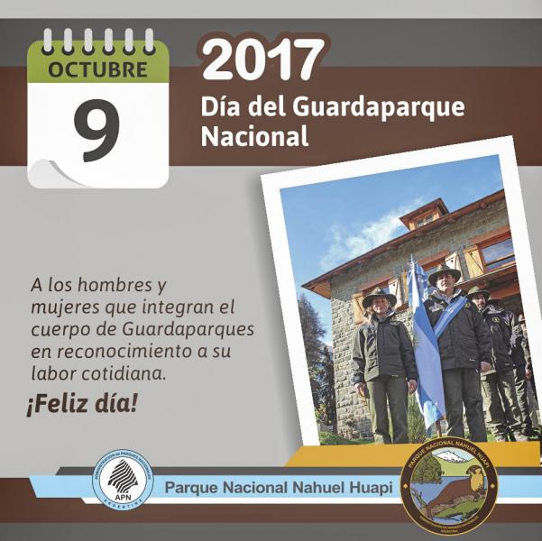9 de octubre: D&iacute;a del Guardaparque Nacional