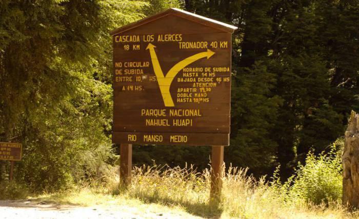 Cambio de horario en el camino a Cerro Tronador