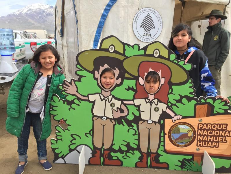 Parques presente en la Fiesta de la Primavera  y la Familia en el Barrio Nuestras Malvinas