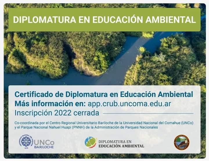 Comenzar&aacute; la Diplomatura en Educaci&oacute;n Ambiental de la UNCo Bariloche y el Parque Nacional Nahuel Huapi