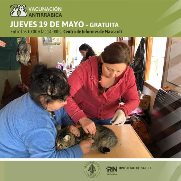 Vacunaci&oacute;n antirr&aacute;bica gratuita en la zona sur del Parque Nacional Nahuel Huapi
