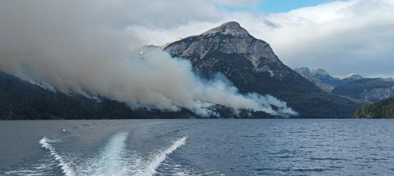 INCENDIO ARROYO CRET&Oacute;N  LUNES 5 DE FEBRERO DE 2024 - 14:15 HORAS* - 1RA PARTE