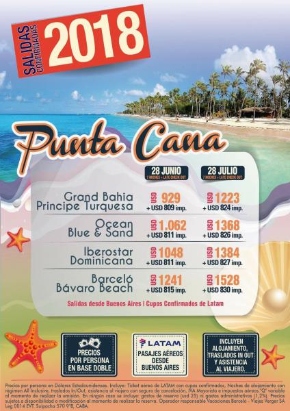 PUNTA CANA ~ Junio y Julio 2018