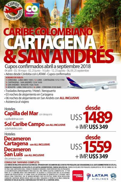 CARIBE COLOMBIANO ~ Cartagena & San Andr&eacute;s