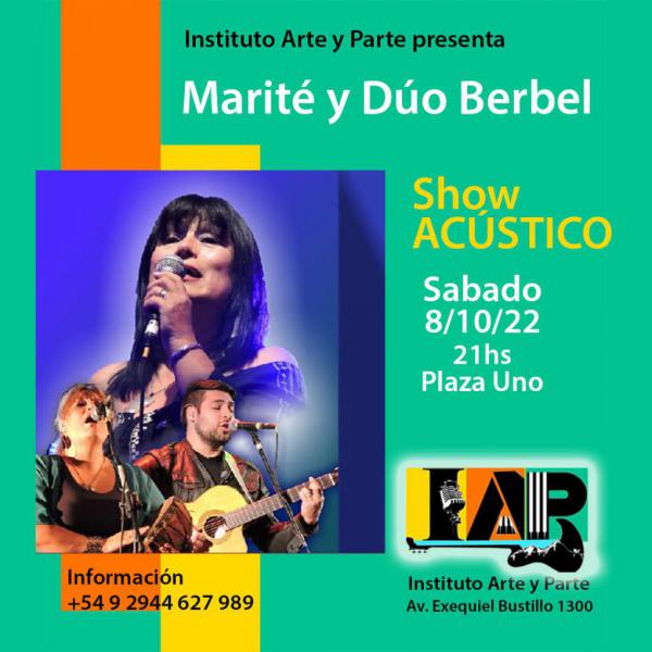 Show Ac&uacute;stico de Marit&eacute; y D&uacute;o Berbel venta de entradas Online