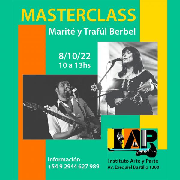  MASTERCLASS Marit&eacute; y Traf&uacute;l Berbel