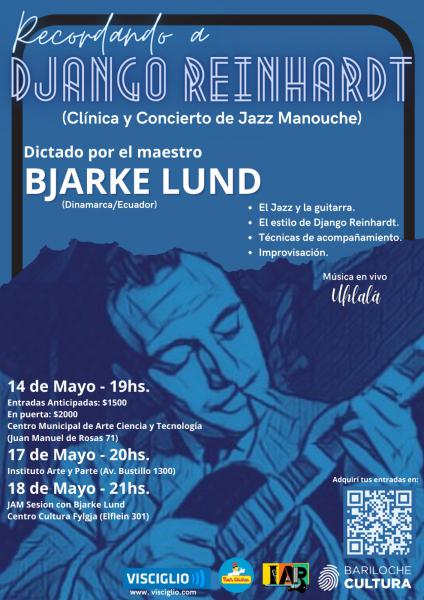 Cl&iacute;nica y Concierto de Jazz Manouche dictado por el maestro BJARKE LUND