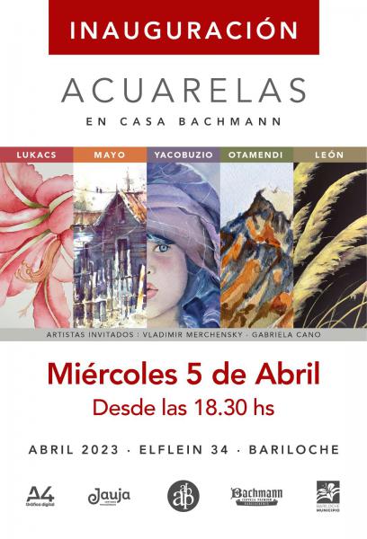 ABRIL: ACUARELAS EN CASA BACHMANN