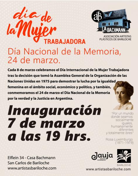 Inauguraci&oacute;n muestra Mes de la Mujer y Dia de la Memoria 