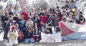 Esquel fue sede de espectacular competencia de Esqu&iacute; infantil