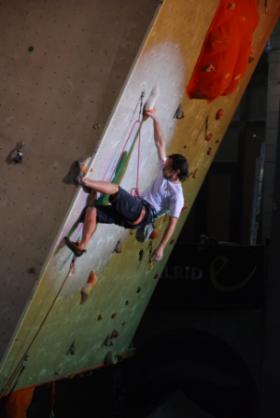 Diego Marsella ya palpita el Campeonato mundial de Escalada Deportiva