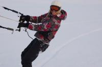 Snowkite desde el Cerro Castor en Ushuaia