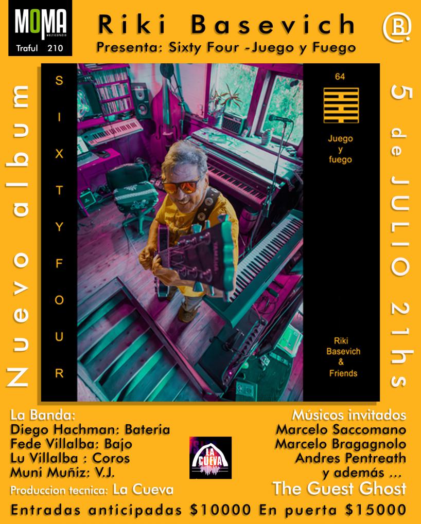 Riki Basevich presenta en MoMa: Sixty Four - Juego y Fuego. Reserv&aacute; ya tu entrada