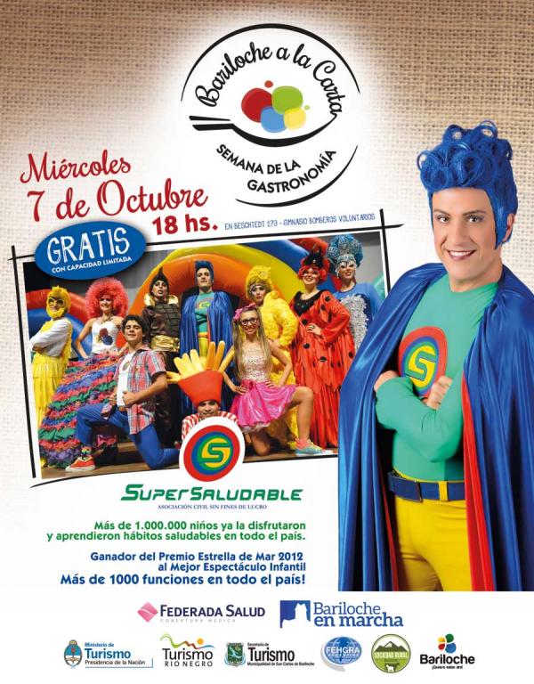   SHOW "SUPERSALUDABLE" Y CLASES MAGISTRALES PROMEDIA LA SEMANA DE &#147;BARILOCHE A LA CARTA&#148;