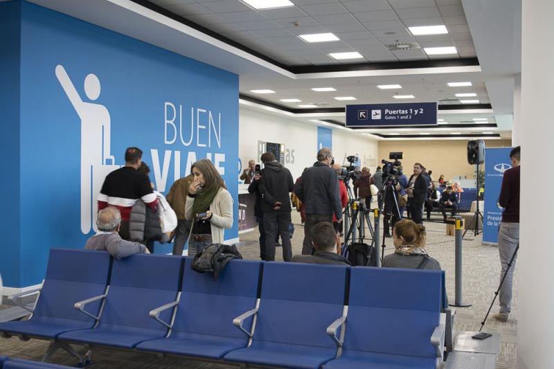 Inauguran mejoras en el aeropuerto de Bariloche 