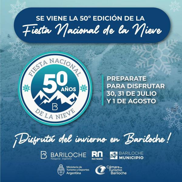 Se viene la 50&ordm; edicion de la Fiesta Nacional de la Nieve
