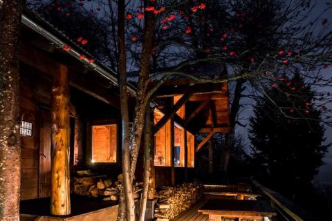 Refugio Berghof MONTAA y MSICA: Cena a la luz de la velas y Vista Panormica