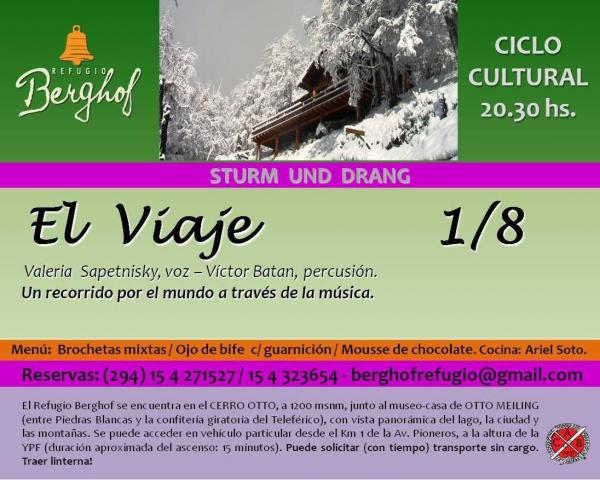 EL VIAJE. Un recorrido por el mundo a trav&eacute;s de la m&uacute;sica.                          