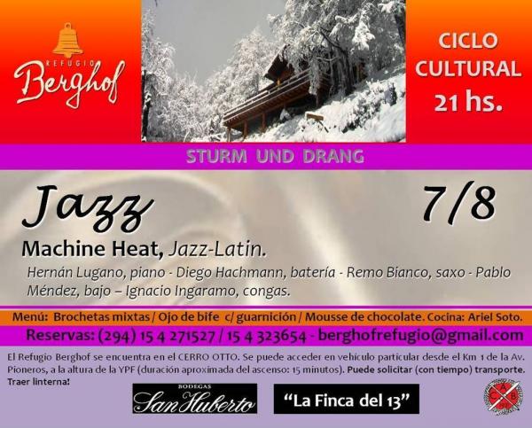 Lugano&acute;s Machine Heat - Ciclo de M&uacute;sica en el Refugio Berghof