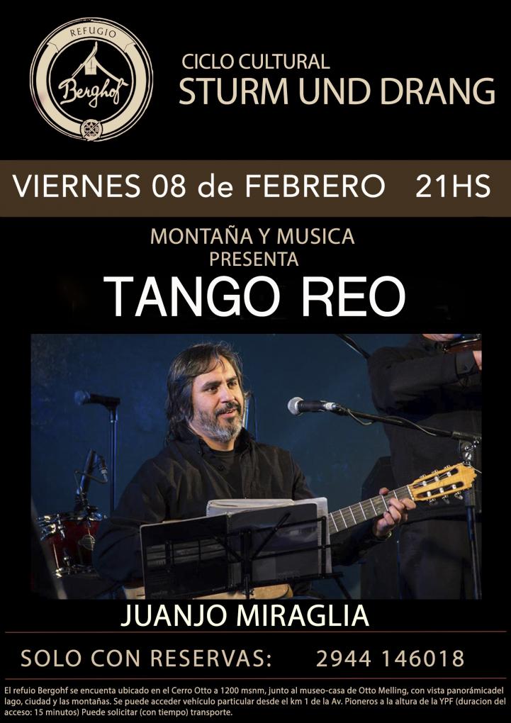 Ciclo Sturm und Drang presenta 'Juanjo Miraglia - Tango Reo'