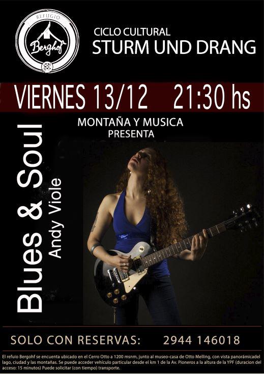 Ciclo Sturm und Drang presenta 'Andy Viole blues & soul'