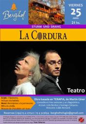 LA CORDURA (obra basada en TERAPIA, de Mart&iacute;n Giner). 