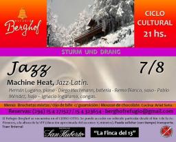 Lugano&acute;s Machine Heat - Ciclo de M&uacute;sica en el Refugio Berghof