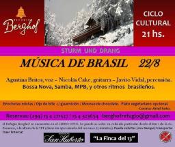 MUSICAS DEL BRASIL  - Ciclo de M&uacute;sica en el Refugio Berghof