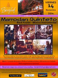 Marrodan Quinteto. M&uacute;sica instrumental, rock fusi&oacute;n. 