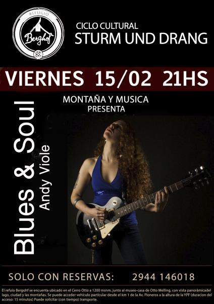 Ciclo Sturm und Drang presenta 'Andy Viole blues & soul'