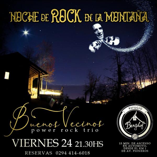 MONTA&Ntilde;A y M&Uacute;SICA: Noche de Rock & Blues - Cena a la luz de la velas y Vista Panor&aacute;mica