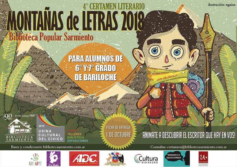 4&deg; certamen literario 'Monta&ntilde;as de Letras' 2018