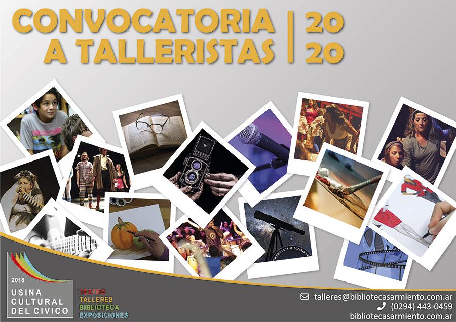 Convocatoria a talleristas 2020