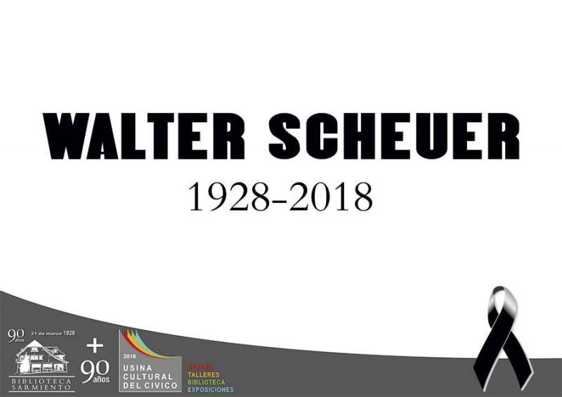 P&eacute;same a la familia y amigos de Don Walter Scheuer