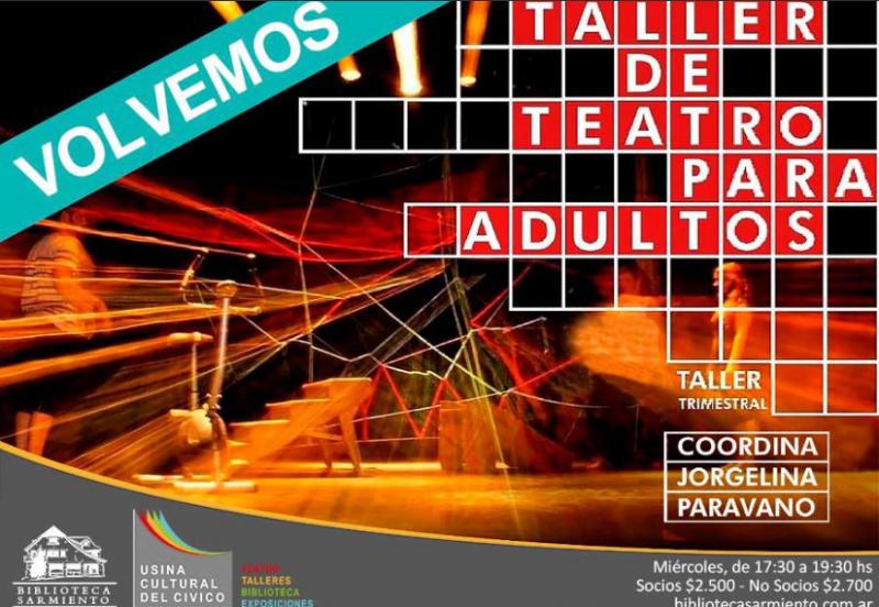 Taller de teatro para adultos