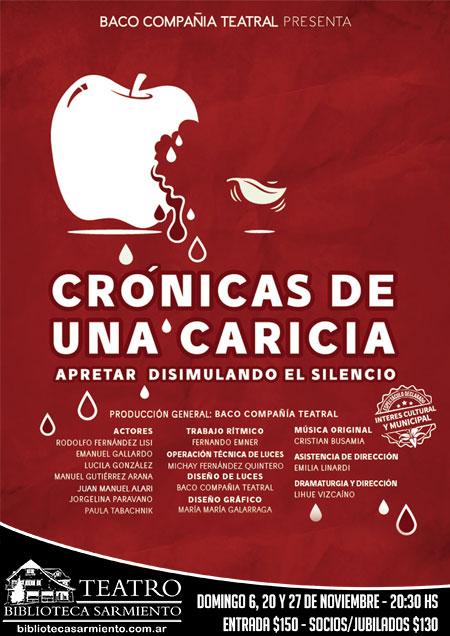 Cr&oacute;nicas de una caricia: apretar disimulando el silencio