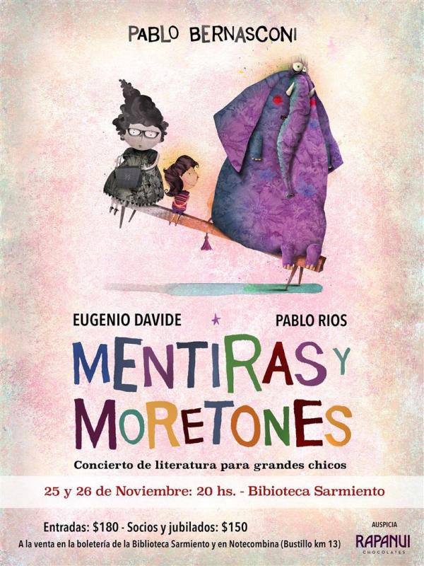 &#147;Mentiras y Moretones&#148;  Recital de literatura para grandes chicos