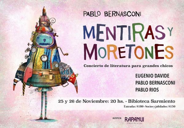 &#147;Mentiras y Moretones&#148;  Recital de literatura para grandes chicos