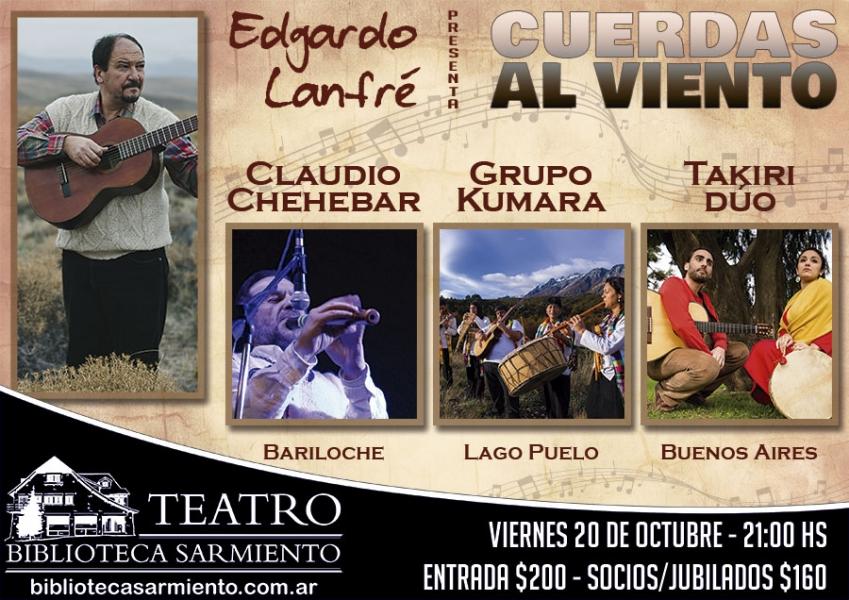 EDGARDO LANFRE PRESENTA &#148;CUERDAS AL VIENTO&#148;