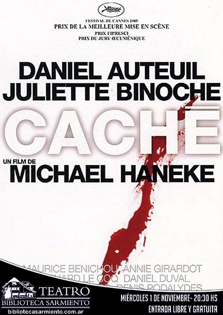 Cach&eacute;: pelicul&oacute;n para entendidos en el ciclo de cine de la Alianza Francesa