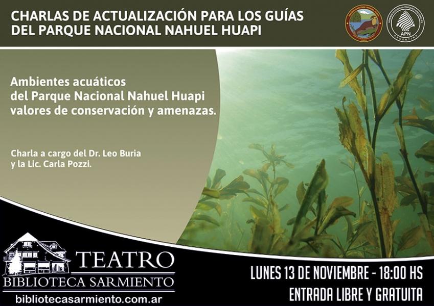 Ambientes acu&aacute;ticos del Parque Nacional Nahuel Huapi