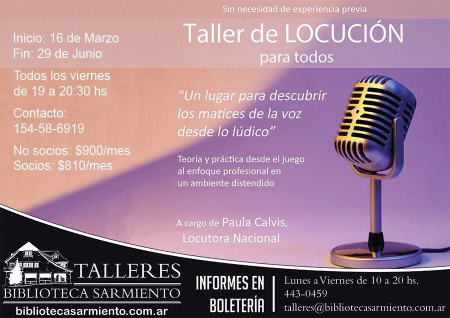 Taller de locuci&oacute;n