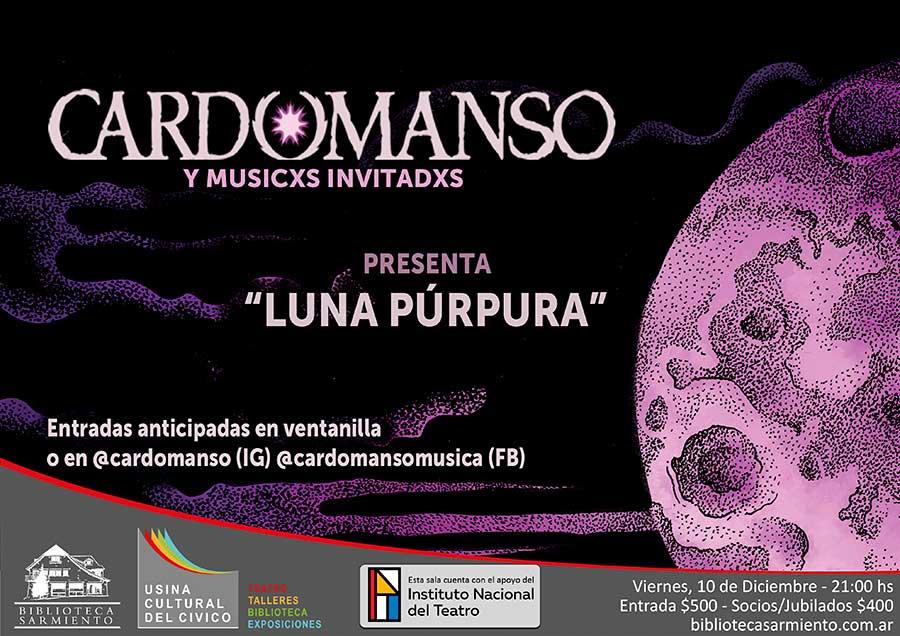 Cardomanso presenta "Luna P&uacute;rpura"