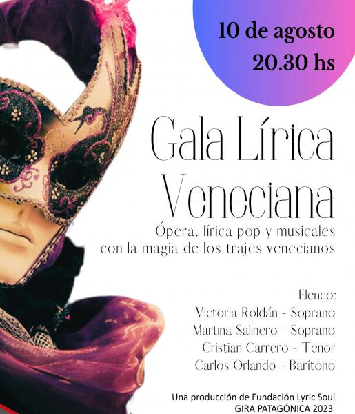 Gala l&iacute;rica veneciana