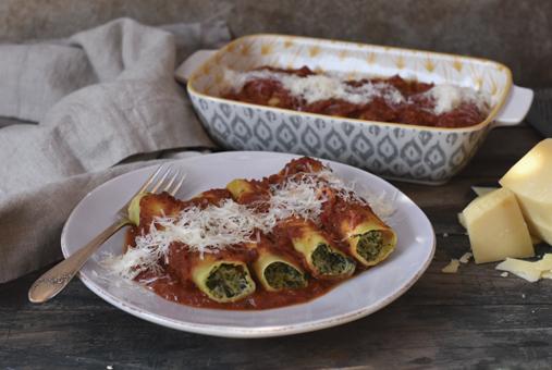 Hoy S&aacute;bado plato del d&iacute;a canelones de verdura