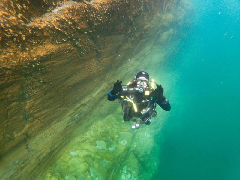 Buceo en Bariloche: Ardilla Buceo, descubr&iacute; las profundidades de la Patagonia