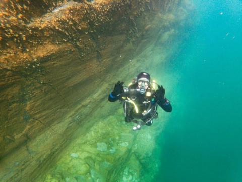 Buceo en Lago Moreno, Bariloche