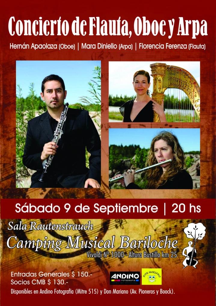 Concierto de flauta, oboe y arpa