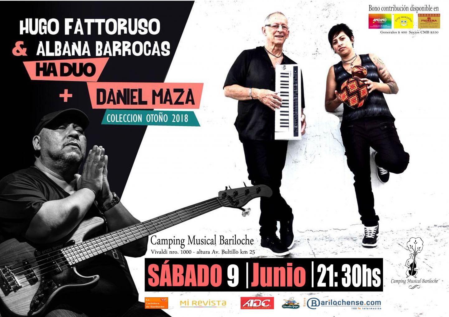 H A D&uacute;o + Daniel Maza: S&aacute;bado 9 de Junio 