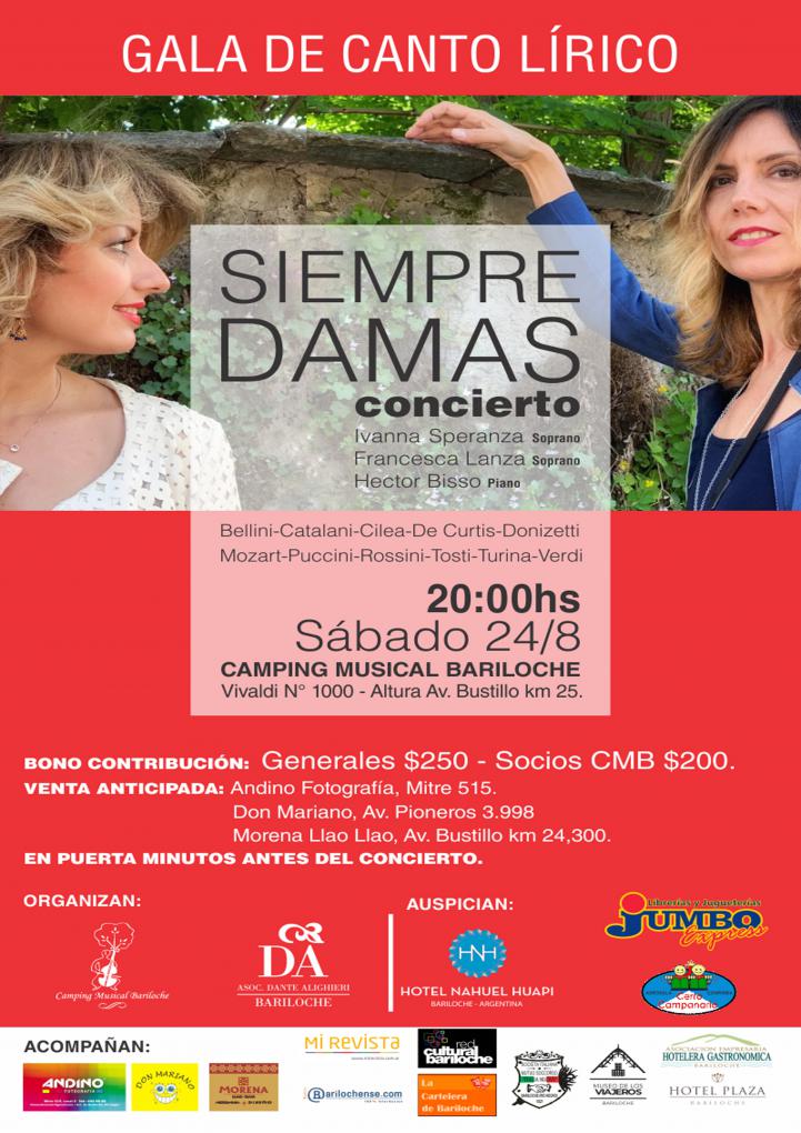 Siempre Damas en concierto: gala de canto l&iacute;rico